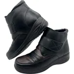 Minke Dámské černé nadměrné zateplené protiskluzové zimní boty 02 Barva: Černá, Velikost: 43