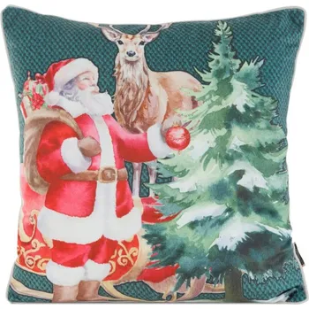 Povlečení Povlak na polštář CHP 128 zelený / červený