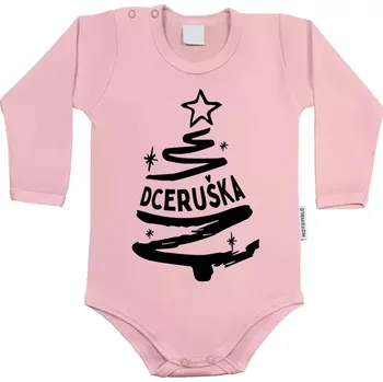 Kojenecký body Dětské body s dlouhým rukávem Stromeček dceruška