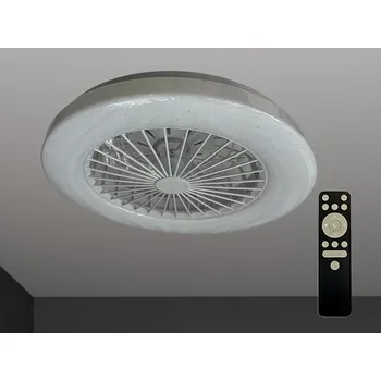 NEDES LED svítidlo + stropní ventilátor STAR + dálkový ovladač 48W - LCL6340