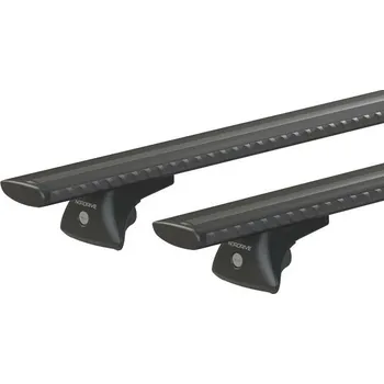Nordrive Střešní nosiče Mercedes Benz GLC II X254 (od roku 2022>) na integrované podélníky | Silenzio, černé