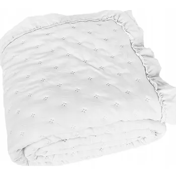 Prostěradlo Přehoz Markizeta polyester 200 cm x 220 cm bílý