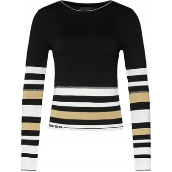 Dámský svetr Dámský svetr GUESS Maia Rn Ls W4RR46 Z2Y72 Černý