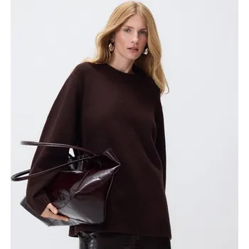 Dámský svetr Reserved - Hladký svetr - hnědá - 305GP-88X - 305GP-88X-L