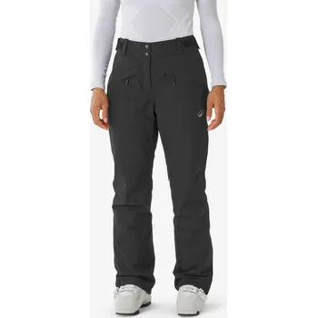 Snowboardové kalhoty WEDZE Dámské hřejivé lyžařské kalhoty 500 S ČERNÁ