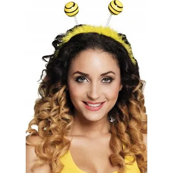 Karnevalový doplněk Čelenka včelka na hlavu žlutá Hmyzí Párty
