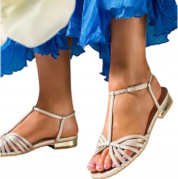 Dámské sandále Casu dámské sandály U24X16/PG plochý podpatek velikost 40