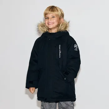 Chlapecká bunda Reserved - Bunda s kapucí - černý - QF994-99X - QF994-99X-116