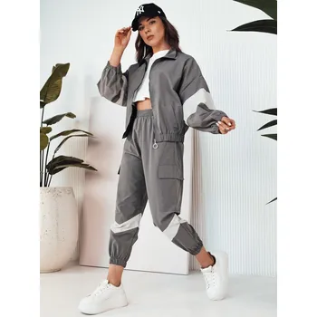 Dámský komplet HAROL Dstreet AY1022 Barva: Šedá - tmavě, Velikost: M