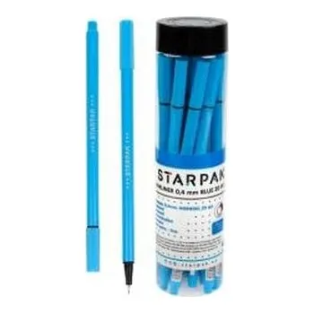 Cienkopis okrągły 0.4 niebieski tuba (20szt)