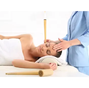 Tělová svíce HOXI s levandulí 1 ks