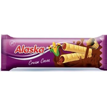 Alaska Kukuřičné trubičky kakaový krém 18 g