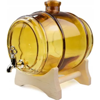 Sud SKLENĚNÝ SUD 5L MEDOVÝ sud antál s kohoutkem na BIMBER VÍNO SVATEBNÍ HOSTINA