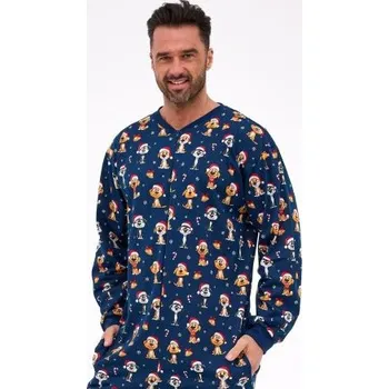 Pánský overal Cornette 196/295 Dog 2 Tmavě modrá XL