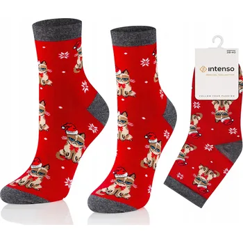 Dámské ponožky Ponožky Intenso vánoční, velikost 38-40