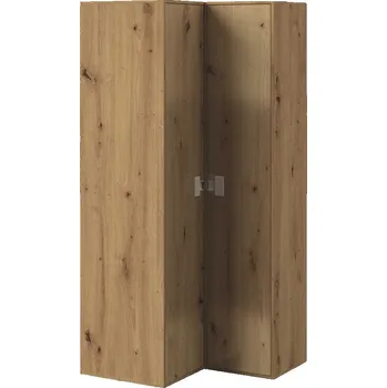 Šatní skříň Slevadoma Rohová šatní skříŇ CRESTON 3 do dětského pokoje | dub artisan