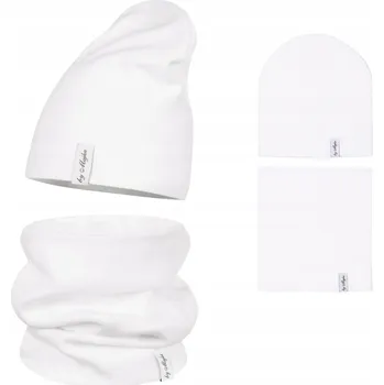 Čepice Majka set: čepice a nákrčník (rolák) univerzální velikost béžová