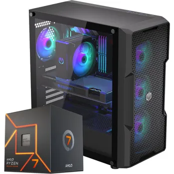Stolní počítač Počítač KOMFIG Ryzen 7 7800X3D RTX 5070Ti 32 GB DDR5 2 TB SSD