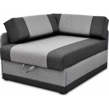 Pohovka Rohová pohovka Vaxer Grafitová/Šedá