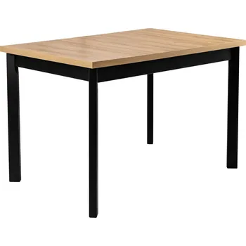 Jídelní stůl Dřevěný kuchyňský stůl MAX5PL 120/150/80 Černý/Grandson