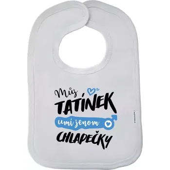Bryndák Dětský bryndák New Baby Můj tatínek umí jenom chlapečky