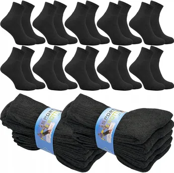 Pánské ponožky PÁNSKÉ PONOŽKY Ponožky NIKO Socks z grafitového froté FROTÉ , šedé, velikost 44-46