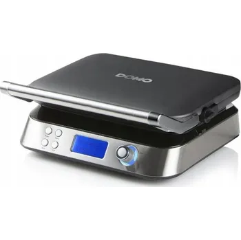 Vaflovač Domo DO9219W 1600 W Vaflovač stříbrný/šedý