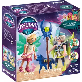 Stavebnice Playmobil Sada Playmobil 71236 Ayuma Měsíční a křišťálová víla s tajemnými zvířátky 16 dílů