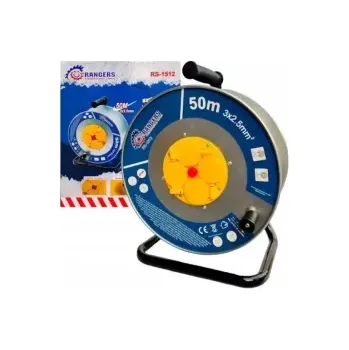 Prodlužovací kabel Prodlužovací kabel na kovovém bubnu 50m + krytky RS1512