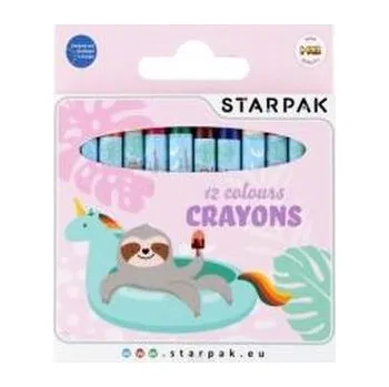 Set školních potřeb Kredki woskowe 12 kolorów Koala