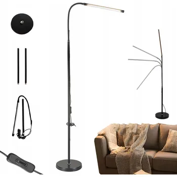 Stojací lampa Stojací lampa Bedee 1 integrovaný LED zdroj 12 W černá