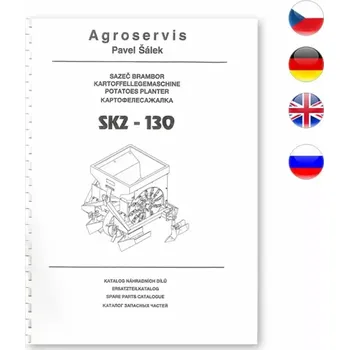 Katalog náhradních dílů pro Sazeč brambor SK2-130 | KA0098; KA0011 | AGROAD
