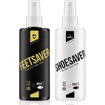 Kosmetická sada Angry Beards Feetsaver 200 ml + Shoesaver 200 ml set | Osvěžení, dezinfekce a antibakteriální účinek