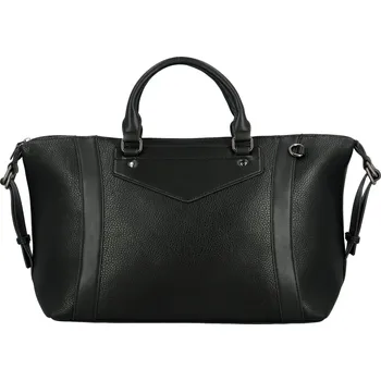 Módní dámská koženková kabelka do ruky Marilla, černá