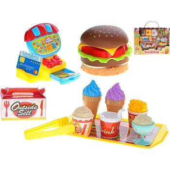 Dětská kuchyňka Fast food set 20ks v krabičce
