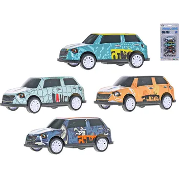 Hračka pro nejmenší Majjam Auto terénní - zpětný chod - 4 ks