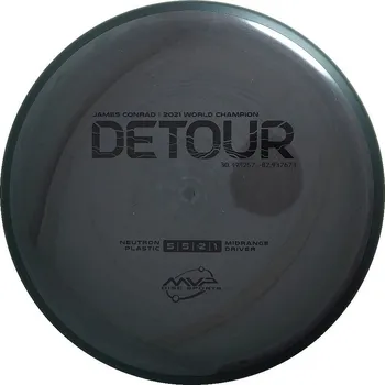 Disc golf MVP Disc Sports Neutron Detour 175g Černá