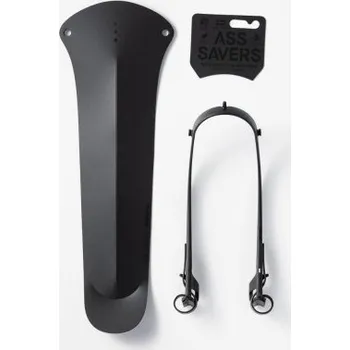 Blatník na kolo Zadní cyklistický blatník Ass Savers Win Wing 2 gravel Černý