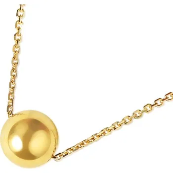 Náhrdelník Leru Decentní náhrdelník hladká kulička ve žlutém zlatě Vlastnosti šperku: žluté zlato (váha 1,27g)