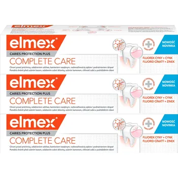 zubní pasta Elmex Zubní pasta Caries Plus Complete Protection 3 x 75 ml
