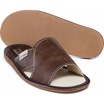 Dámské pantofle Papuče Horalské Nazouváky Kožené Pohodlné NOWO 43