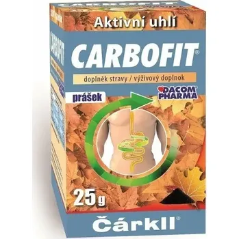 CARBOFIT aktivované rostlinné uhlí 25g