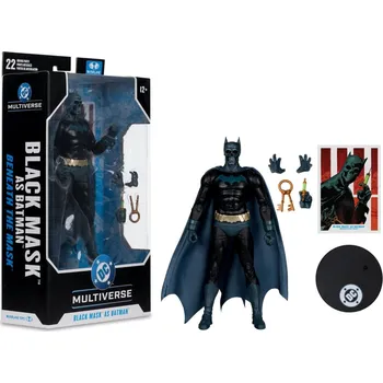 Figurka Akční figurka DC Multiverse - Black Mask as Batman (Beneath the Mask) 18 cm