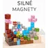 ostatní stavebnice iMex Toys CH1355 Magnetická stavebnice ve stylu Minecraft 117 dílků