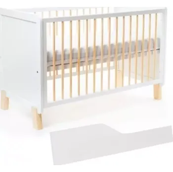 Dětská postýlka NANNA Postýlka Niko 120 x 60 cm White/Natural