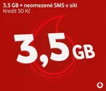 Vodafone SIM karta 3,5 GB dat s…