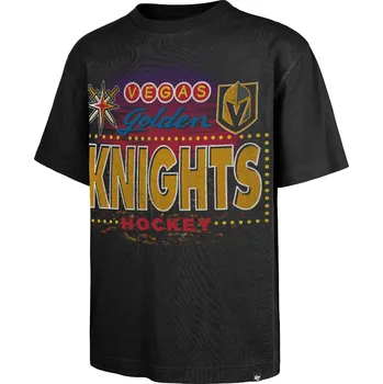 47 Brand Pánské tričko Vegas Golden Knights NHL Sigma ’47 Foundation Tee Velikost: XXL