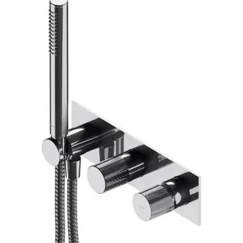 Vodovodní baterie Omnires CONTOUR podomítková vanovo-sprchová baterie s ruční sprchou, chrom lesk CT8035-1CR