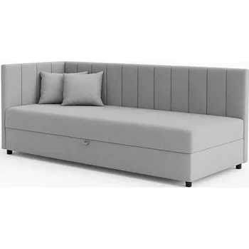 Pohovka Kontinentální jednolůžko Sofaro Plus 90x200 Šedé