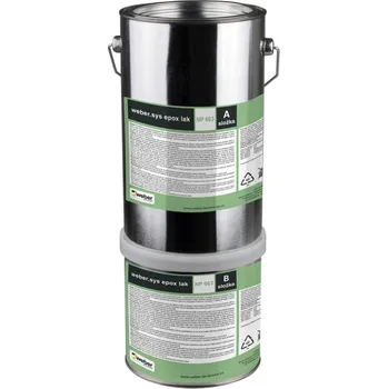 Fasádní barva Webersys epox lak - lesklý - 5 kg + 2 kg 5 kg + 2 kg (ks) - množstevní sleva při odběru nad 15 000 Kč